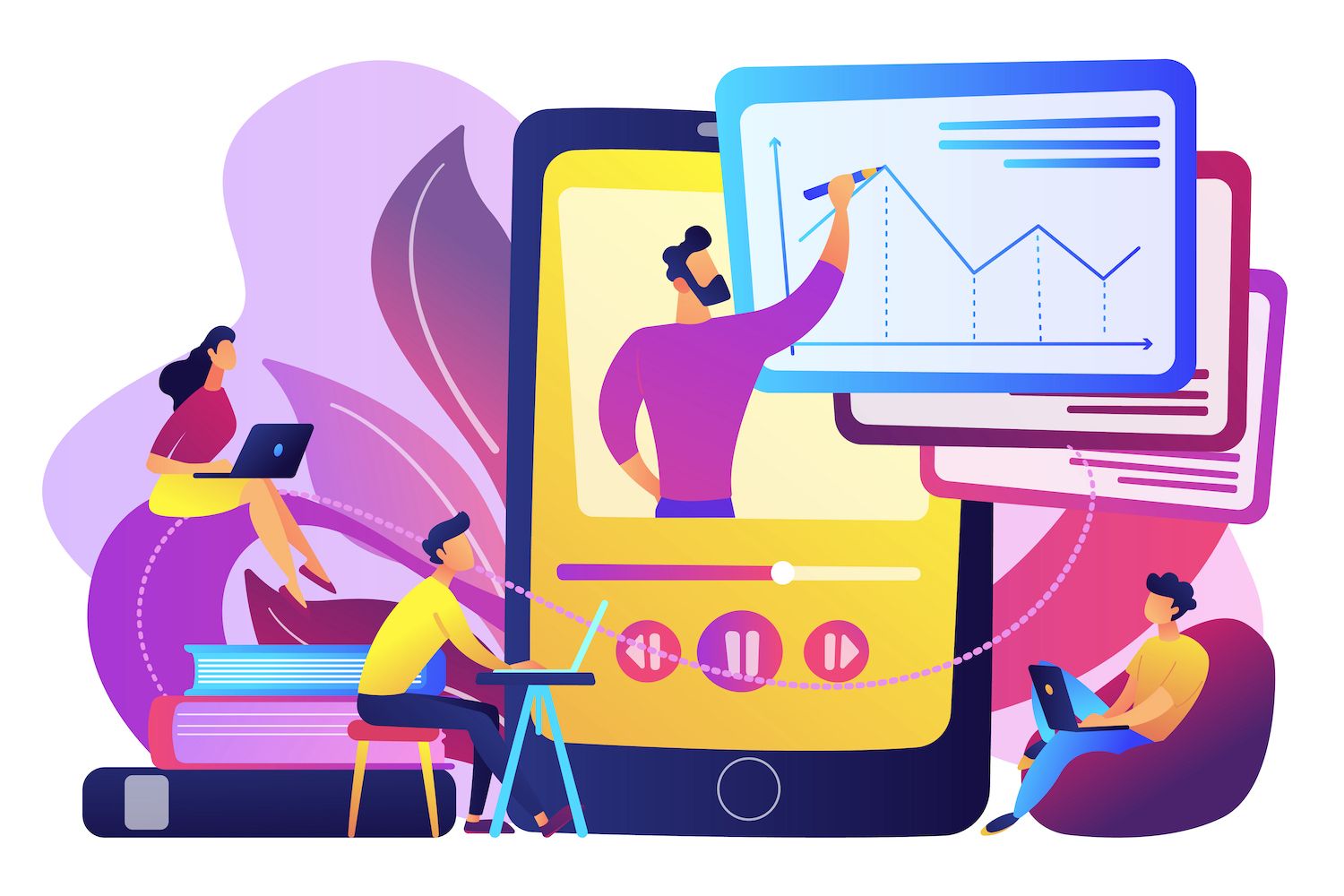 Stats comparing marketers preferences for video marketing platforms.